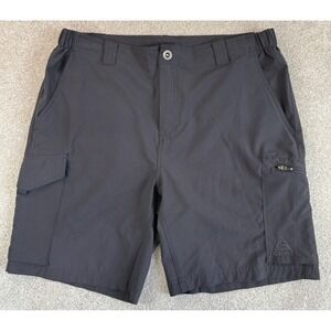 Gerry Outdoor Men 36 Cargo Blue Shorts Pockets Fishing Hiking Utility 10" Inseam